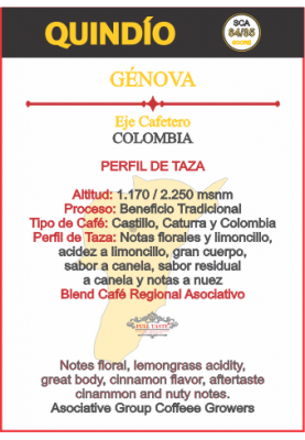 FT SPECIALTY COFFEE RAW - Origin Genova